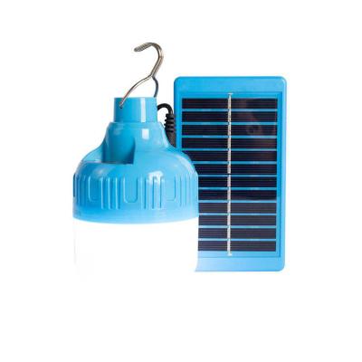 China 20w Solar Camping Light Usb Rechargeable Bulb With Solar Panel for sale