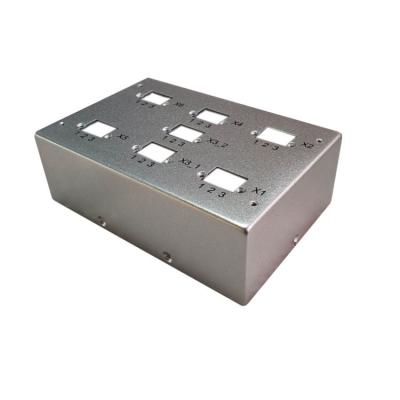 China Electroplating Precision Metal Stamping Parts Mild Steel Fabrication Enclosure for sale