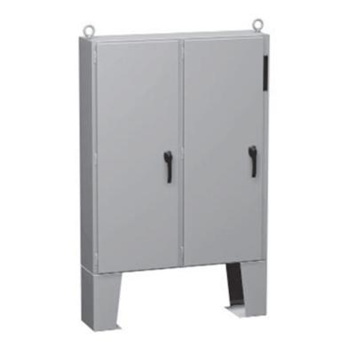 China Carbon Steel Aluminum Sheet Metal Bending Parts Electrical Cabinet Bracket for sale