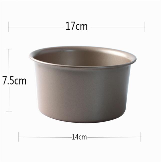 6 Inch Carbon Steel Round Cheesecake Pan Chiffon Cake Mold Baking Mould with Removable Bottom