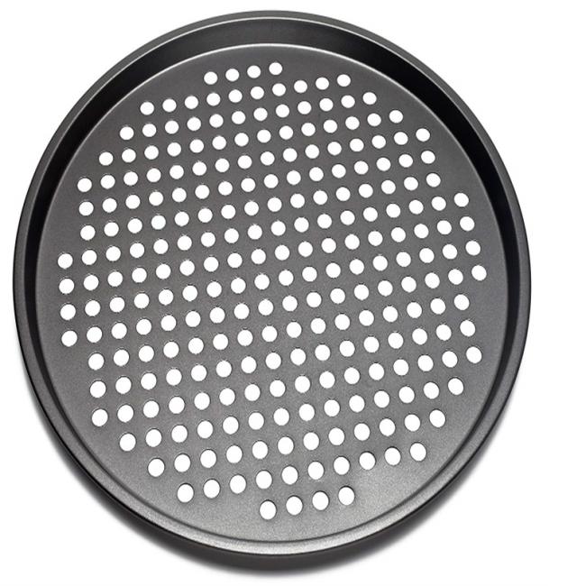Rk Bakeware China Manufacturer-Nonstick Aluminum Pizza Disk with Rim