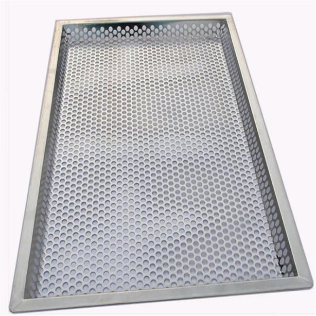 Rk Bakeware China- 4 Side Perforated 304 Stainless Steel Dry Tray