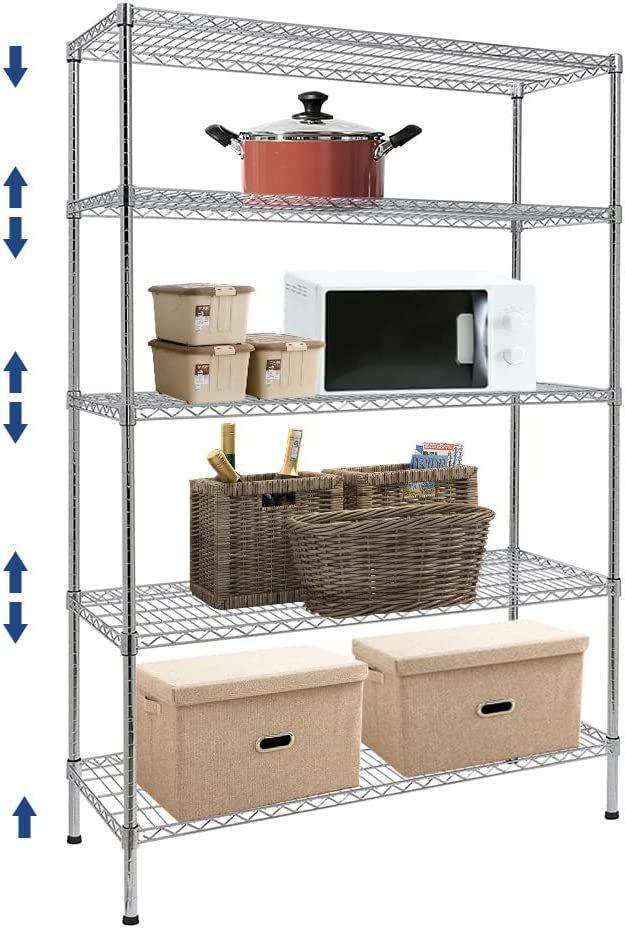 Rk Bakeware China Foodservice Commercial Chrome Wire Shelving 24 X 36 (2 Shelves)