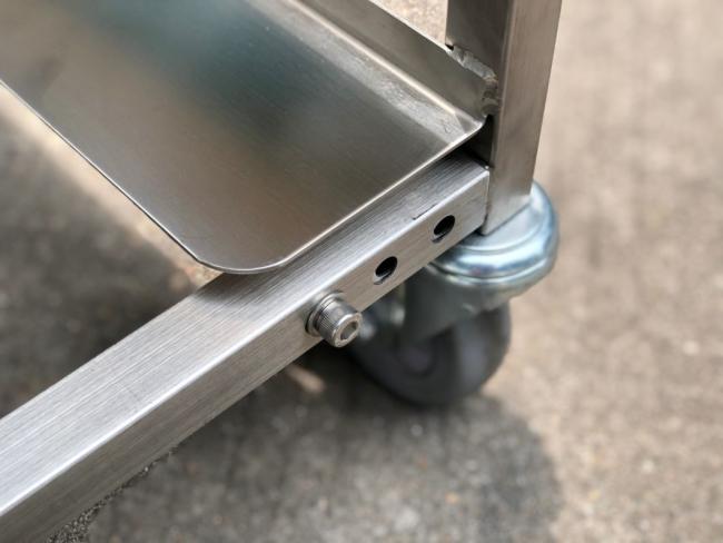 Rk Bakeware China-Stainless Steel Flatpack Rack Trolleys Designed for 16 Inch & 18 Inch Tray