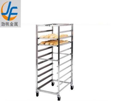China RK Bakeware China Foodservice NSF 15 Tiers Revent Oven Stainless Steel Baking Tray Trolley for sale