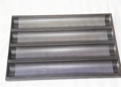 China MAXXI Aluminium Steel 1.2mm Perforated Baguette Pan for sale