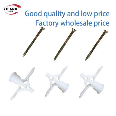 China White Hollow Expansion 10*32mm Plastic Sleeve Anchor for sale