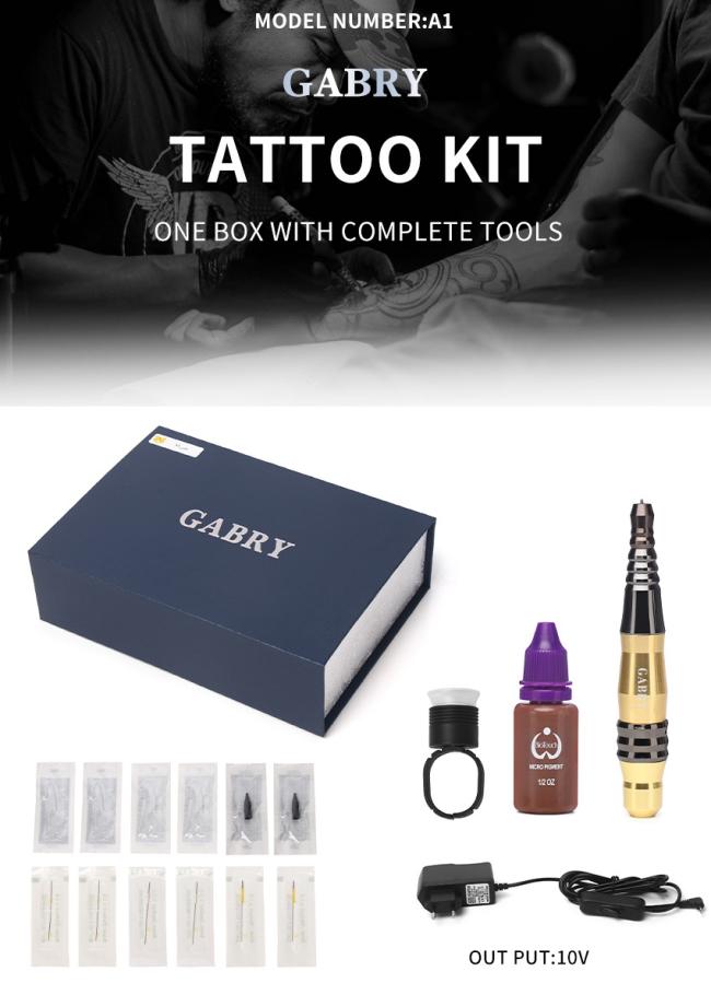 Tattoo Accessories Tattoo Kit Tattoo Machine Kit Tattoo Equipment Ink Factory OEM
