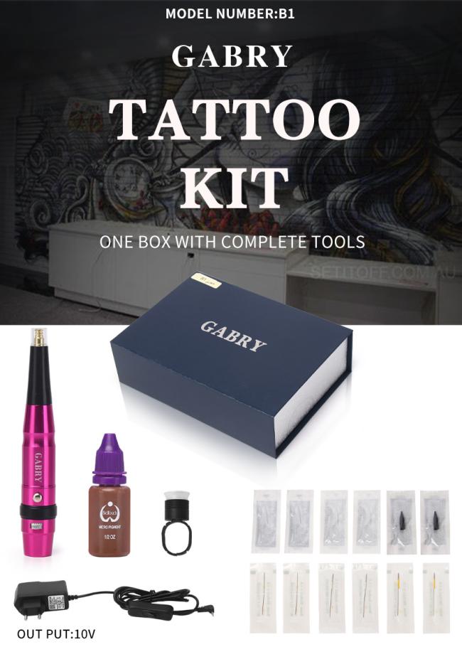 Tattoo Accessories Tattoo Kit Tattoo Machine Kit Tattoo Equipment Ink Factory OEM