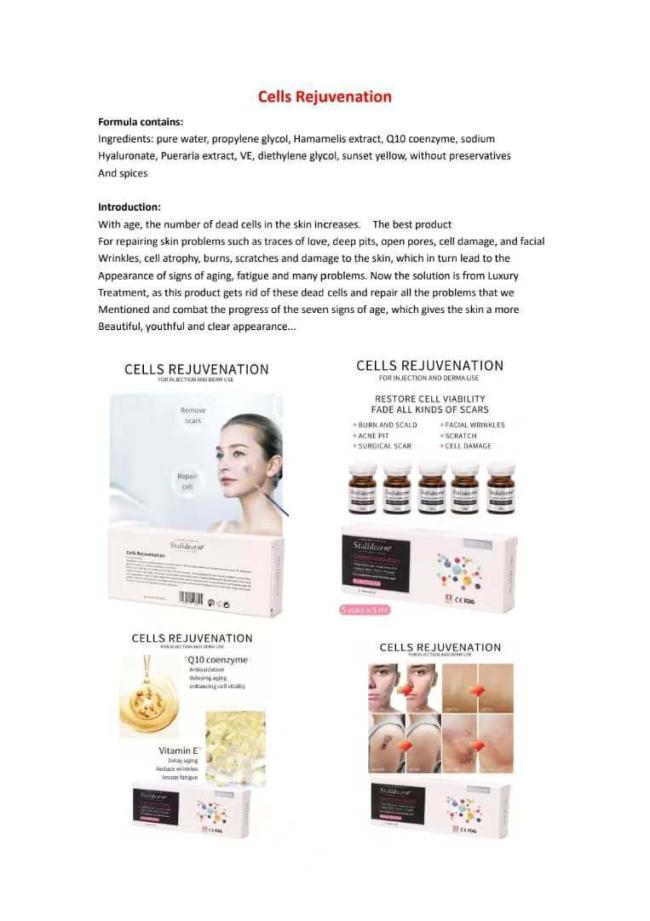 Micro Needling Roller for Stalidearm Meso Serum Set Skin Booster OEM Factory Price