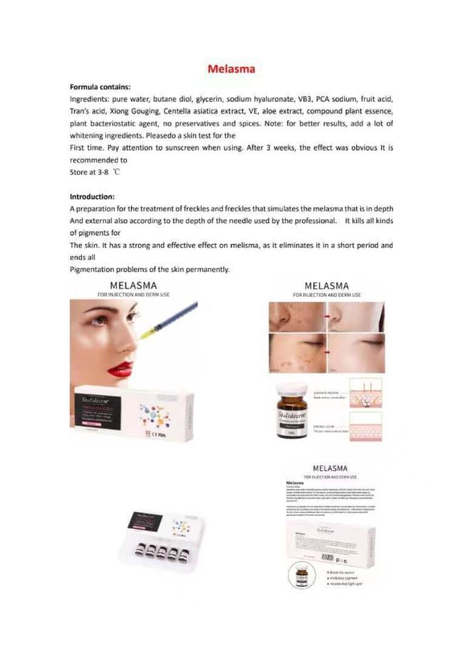 Micro Needling Roller for Stalidearm Meso Serum Set Skin Booster OEM Factory Price