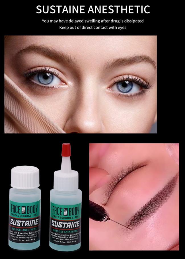 Body and Face Tattoo Numbing Gels Permanent Makeup Numb Gel Tattoo Microblading Anesthetic Pain Relief Cream
