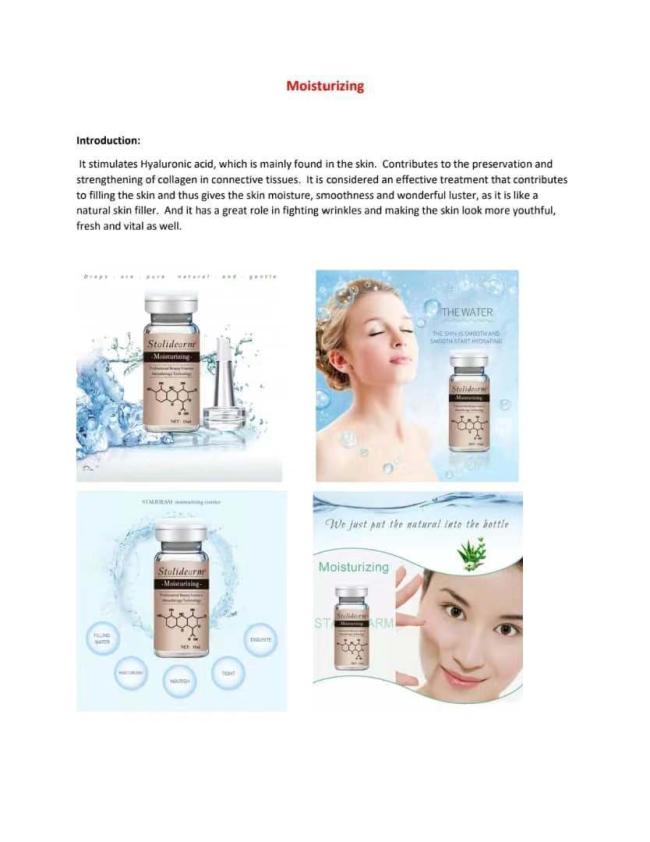 Meso Skin Moisturizing No Needle Mesotherapy Solution Meso Serum Customized Private Label OEM Factory Price