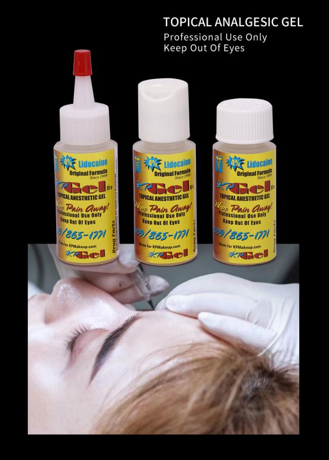 Tattoo Numb Gel Lip Eyebrows Tattoo Anesthetic Gel for Semi-Permanent Makeup
