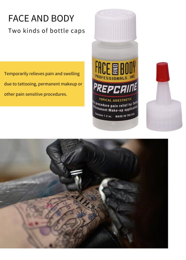 Body and Face Prepcaine Gel Tattoo Numbing Gels Permanent Makeup Topical Analgesic Numb Gel Tattoo Microblading Anesthetic Pain Relief