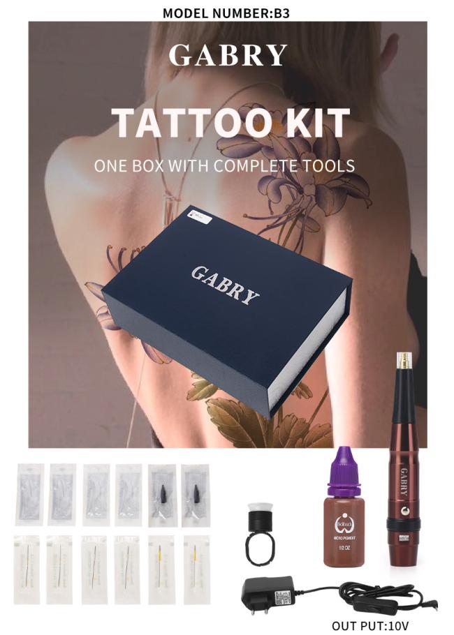 Permanent Makeup Machine Kit Eyebrow Tattoo Kit Microblading Pen for Eyebrow Lip Tattoo