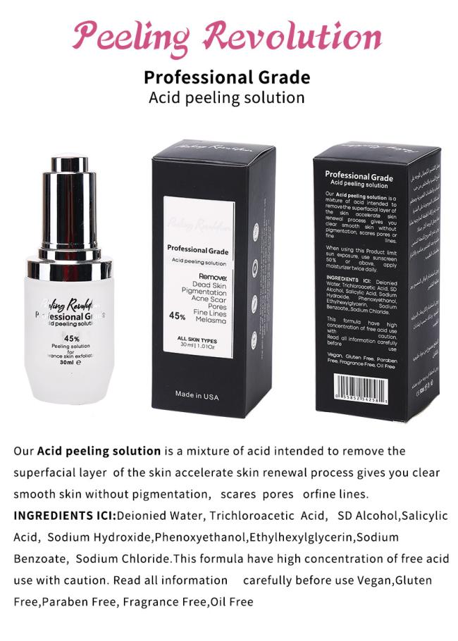 Skin Peeling Serum Remove Dead Skin Pigmentation Melasma Exfoliating Solution