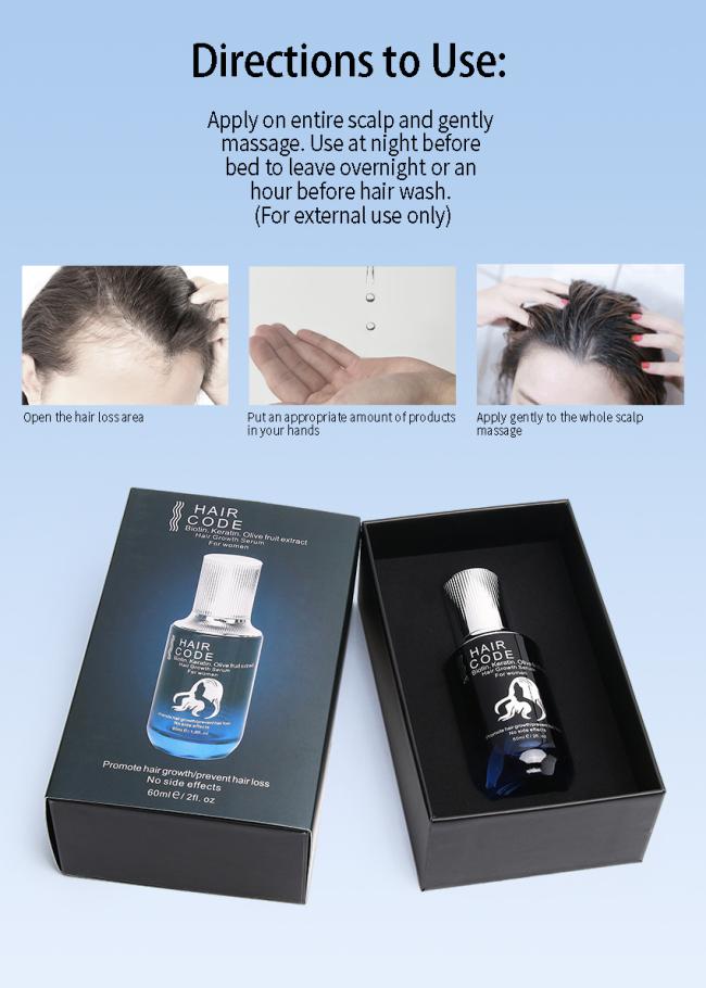 Beard Growth Serum Oil 100% Natural Original Hair Code Serum Private Label Factory Wholesale Price