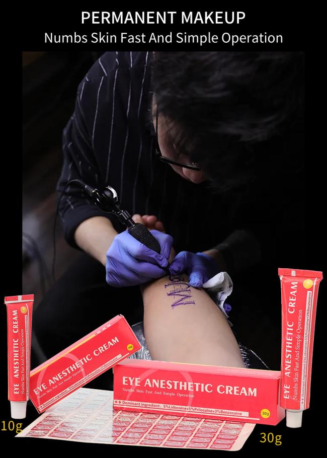 Eye Anesthetic Cream Numbing Cream for Eyeliner Eyebrow Tattoo Permanent Makeup Painless