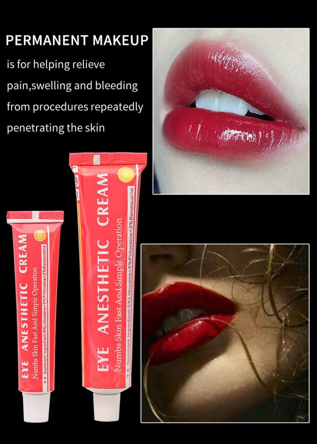 Face&Body Wholesale Eyeliner Numbing Cream Lido Caine Anesthetic Ointment Cream for Tattoo Body Care Eyebrow Embroidered
