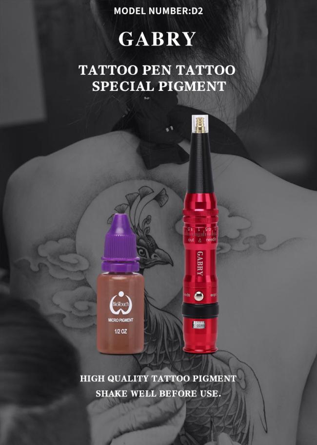 Gabry Tattoo Machine Wireless Rotary Tattoo Machine Permanent Makeup Microblading Training Kit