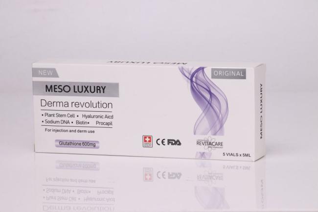 Wholesale OEM/ODM Label Glutathione 600mg Skin Whitening Anti-Aging Injectable Mesotherapy Serum