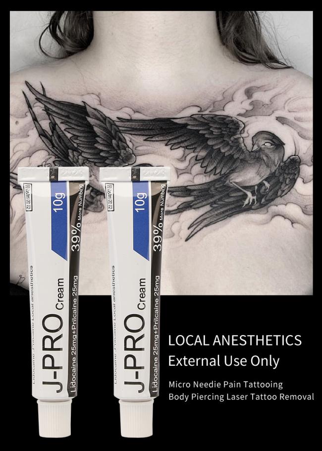 Semi-Permanent Makeup Jpro Anesthetic Cream for Body Tattoo Eyeliner Eyebrows Lip Tattoo