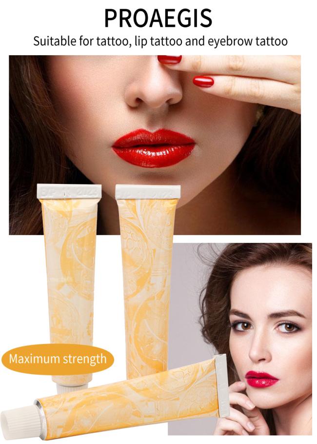 Blank Tube Tattoo Numbing Cream Eyebrow Lip Tattoo Private Label Semi-Permanent Makeup Painless Cream 10g OEM