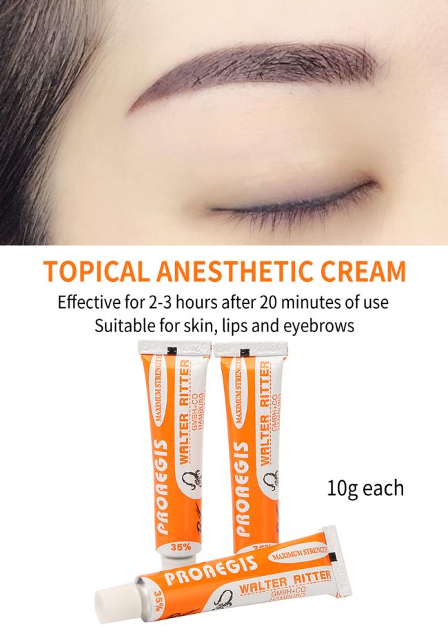Blank Tube Tattoo Numbing Cream Eyebrow Lip Tattoo Private Label Semi-Permanent Makeup Painless Cream 10g OEM
