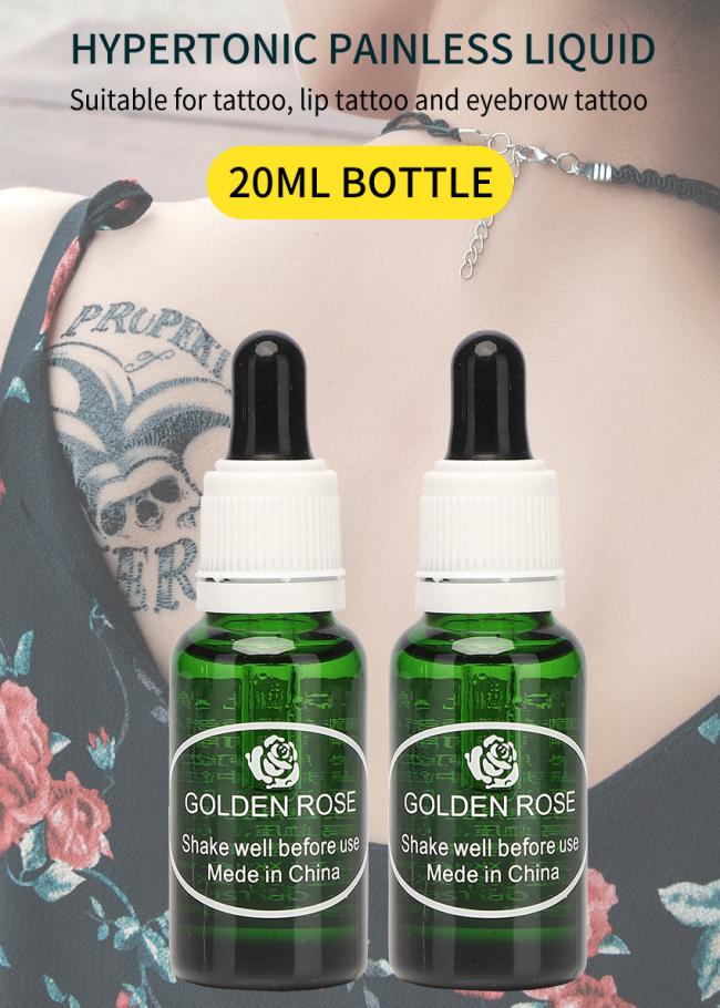 Golden Rose Tattoo Numbing Liquid Fast Acting Microblading Lip Tattoo Factory Price
