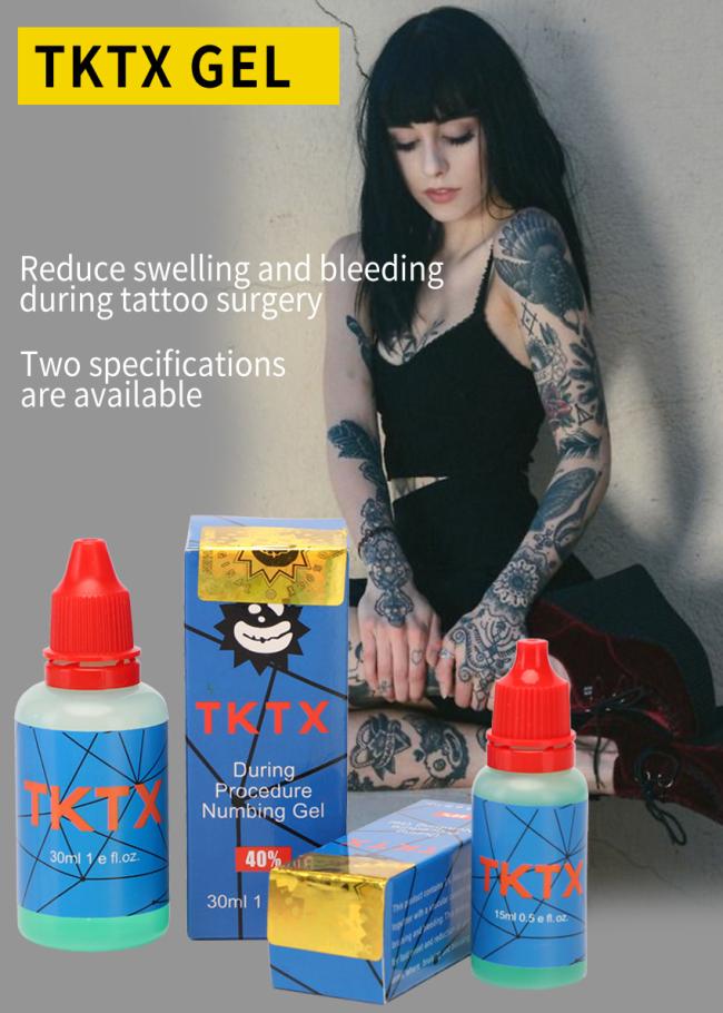 Tktx Gel During Tattoo Procedure Numb Gel 15ml 30ml for Body Eyebrows Tattoo