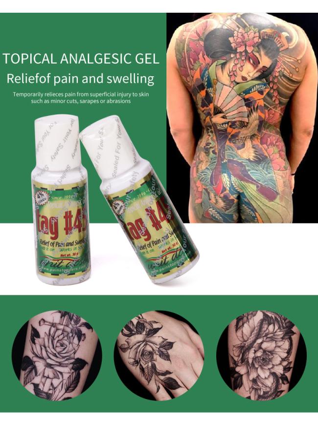 Tag45# Numbing Gels Eyebrows Lip Tattoo Topical Analgesic Numbing Gel Tattoo Microblading Anesthetic Pain Relief