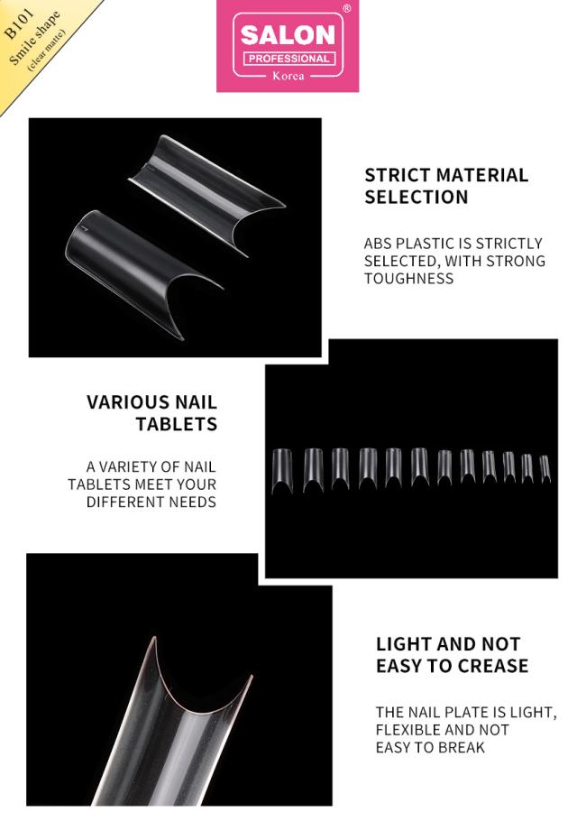 Extra Long Square Full Cover False Nail Tips Press on Nails Acrylic Artificial Nail for DIY Nail Art Design Salon 10 Sizes