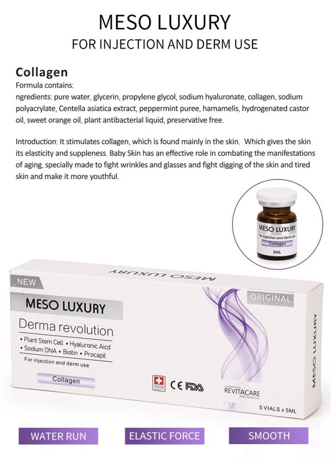 Wholesale Customization Anti Cellulite Weight Loss Slimming Body Care Mesotherapy Serum Injection for Fat Burning