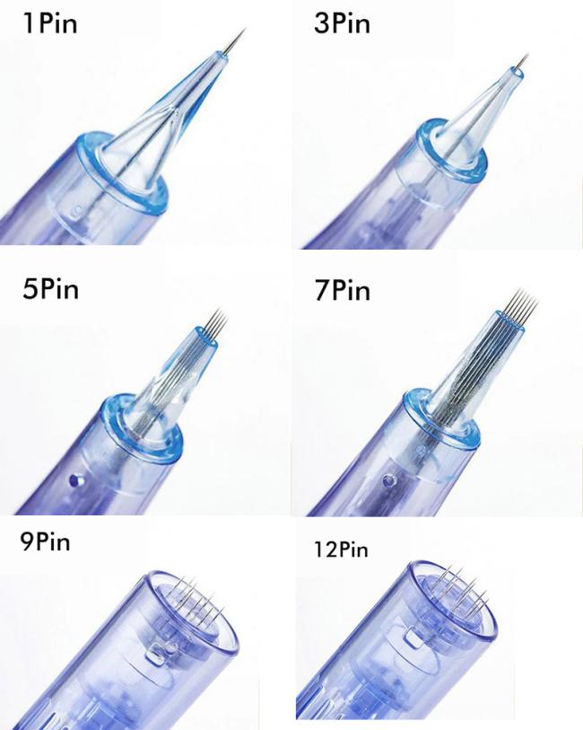 Professional Microneedle Electric Dr Pen Auto Ultima A6 Derma Pen 9pin/12pin/36pin/42pin/Nano Microneedle Needle Cartridge