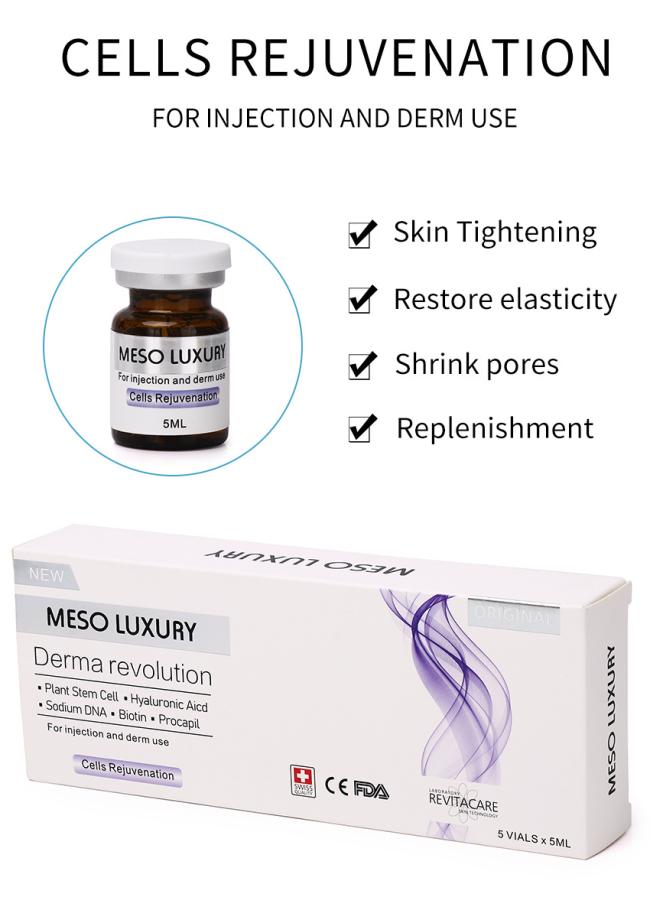 OEM Meso Luxury Skin Cells Rejuvenation Mesotherapy Serum Moisturizing Nourishing Anti-Aging Skin Booster
