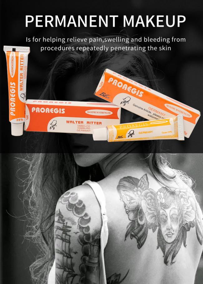 OEM Blank Tube Numbing Cream White Tube Semi-Permanent Makeup Cream Private Label for Body Tattoo Lip Tattoo Eyebrows Tattoo