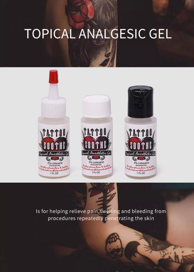 Soothe Numb Gel Tattoo Anesthetic Gel for Eyebrow Microblading Tattoo Supply