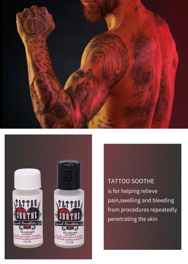 Soothe Numb Gel Tattoo Anesthetic Gel for Eyebrow Microblading Tattoo Supply