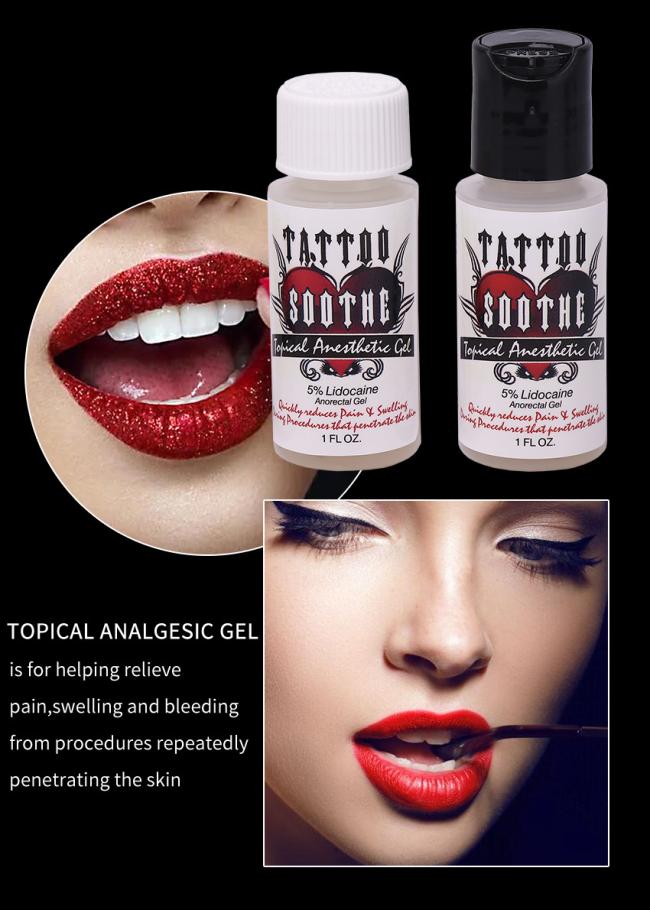 Soothe Numb Gel Tattoo Anesthetic Gel for Eyebrow Microblading Tattoo Supply