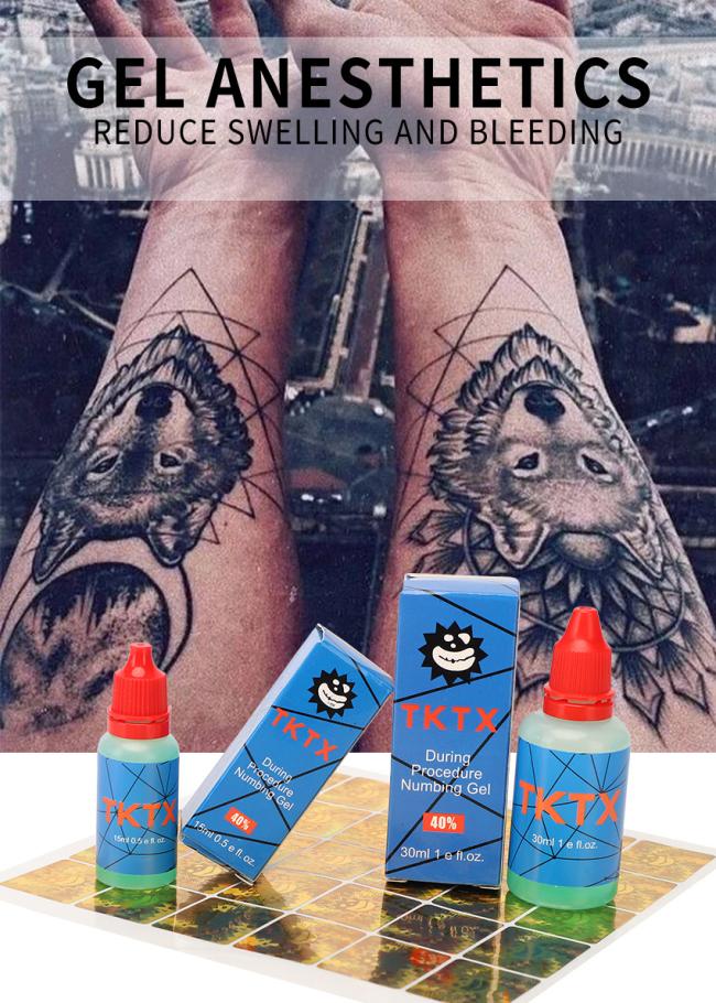 Tktx Blue Gel Green Gel Tattoo Fast Acting Numbing Gel for Semi-Permanent Makeup