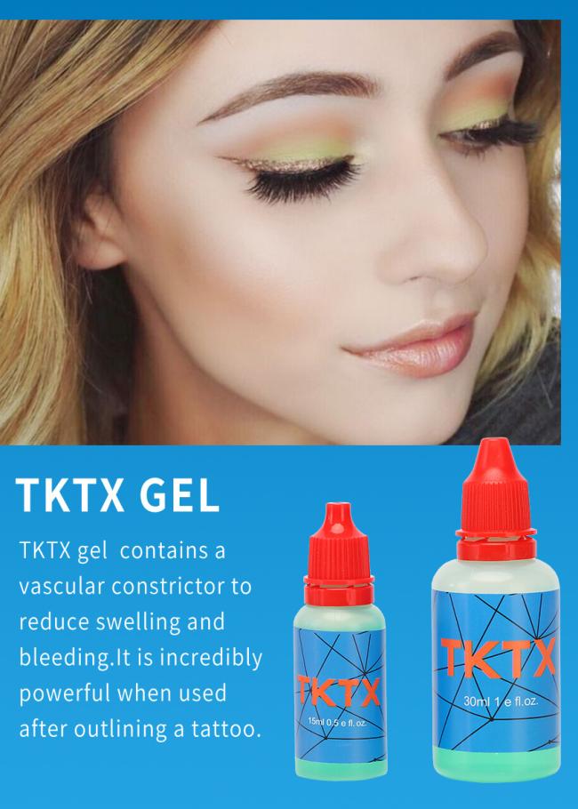 Tktx Blue Gel Green Gel Tattoo Fast Acting Numbing Gel for Semi-Permanent Makeup