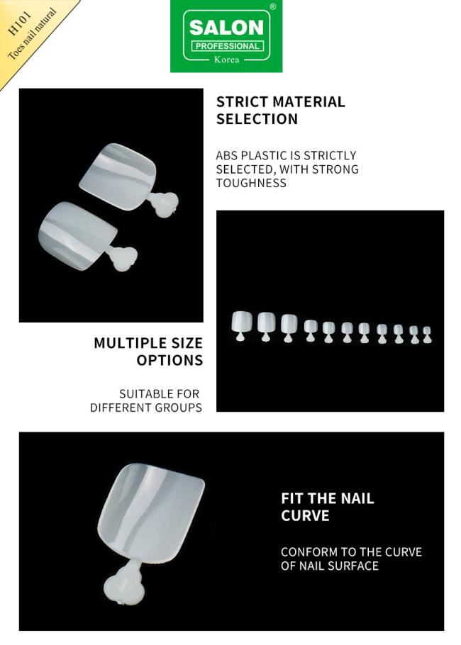 Hot Sale Sharp Shape False Nails Half Cover ABS Acrylic False Fingernails Wholesale