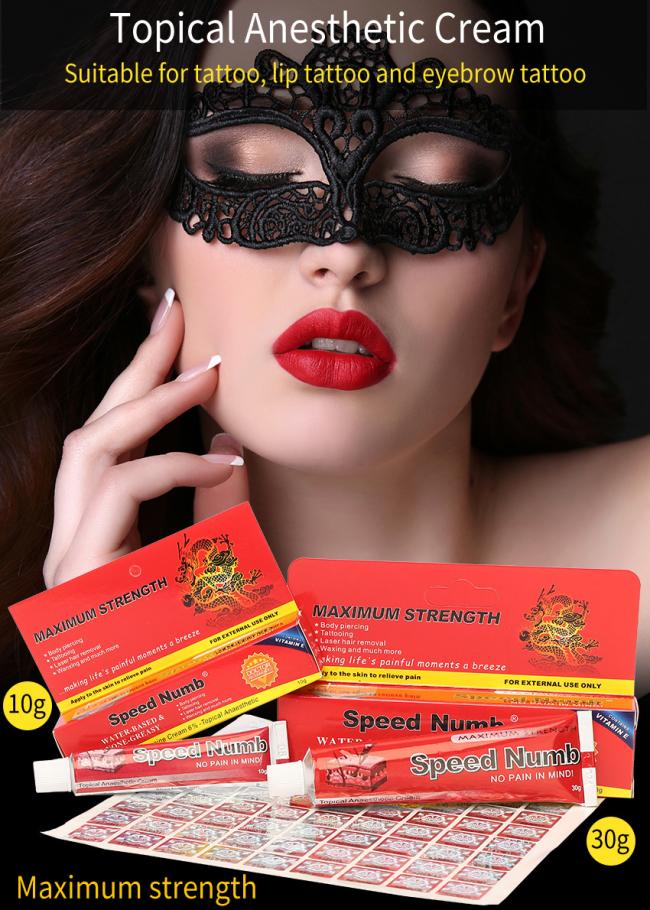 Blue Speed Numb Tattoo Anesthetic Cream for Microblading Piercing Waxing Strong Effective