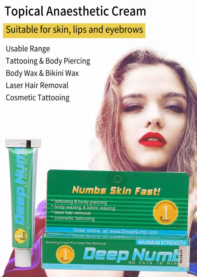 Speed Numb Tattoo Numbing Lido Caine Cream for High Quality Lip Tattoo Eyeliner Eyebrows Tattoo Piercing