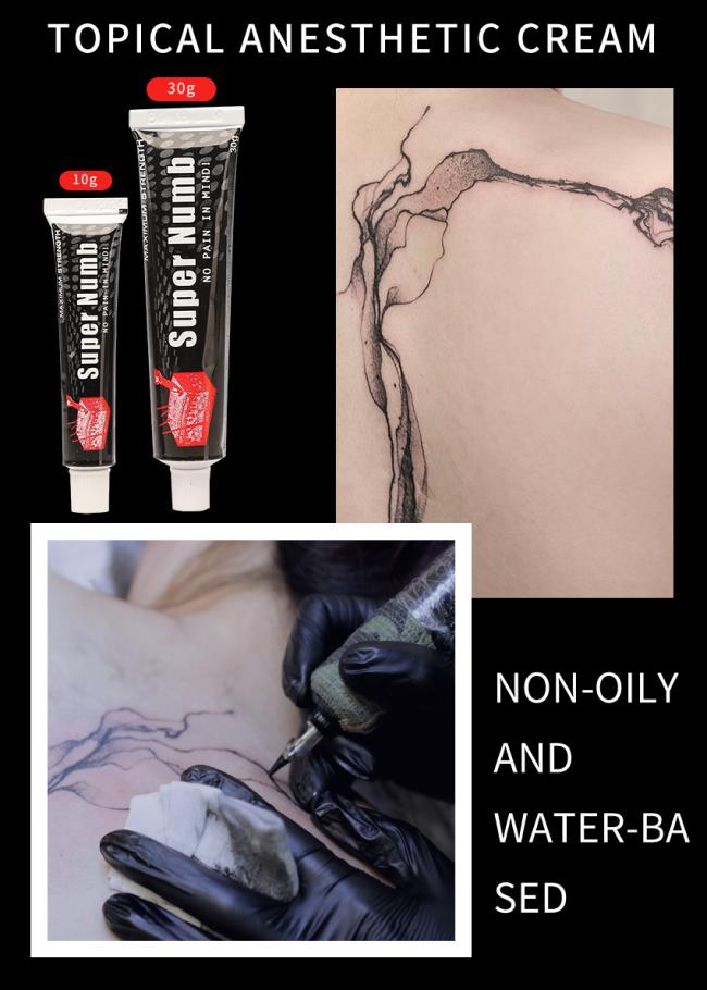 Body and Face Numbing Ointment Cream Semi-Permanent Makeup Painless Microblading Piercing Eyeliner Eyebrow Lip Tattoo