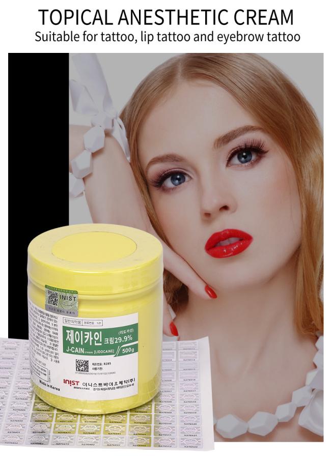 Good Quality J Cain Anesthetic Cream for Filler Dermal Micro-Needling Semi-Permanent Makeup Stop Pain