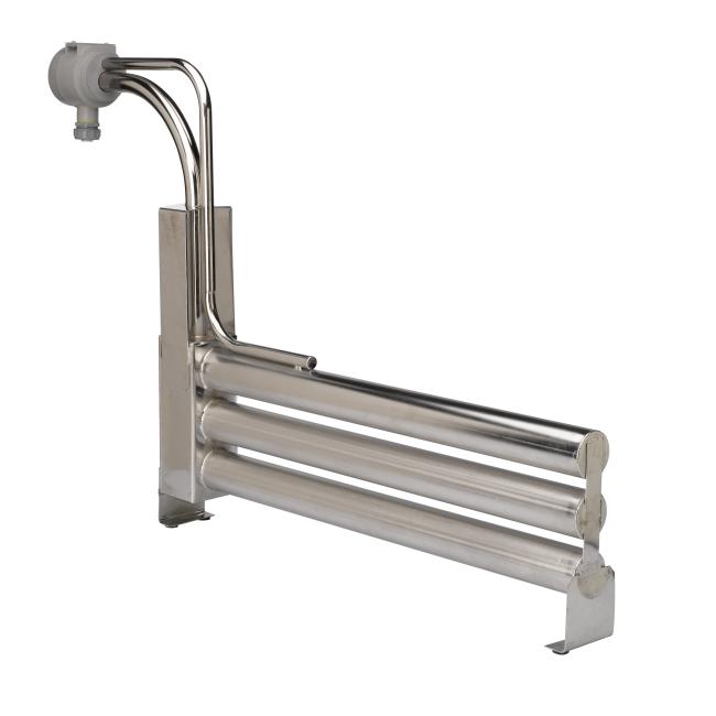 Vertical Stack Triple Metal L-Shaped Immersion Heaters Vertical Stack Triple Metal L-Shaped Immersion Heaters