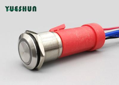 China PBT Base 19mm Miniature Waterproof Momentary Push Button Switch for sale