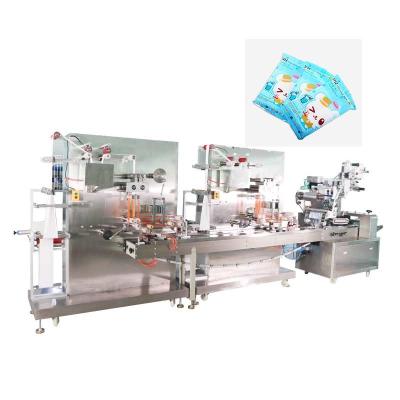 China Cleaning Tissue Wet Wipes Packing Machine Filling 220V Automatic for sale